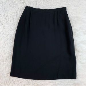 Moschino Cheap and Chic black pencil skirt solid workwear Made in Italy